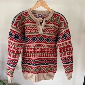Vintage Wool Fair Isle Sweater